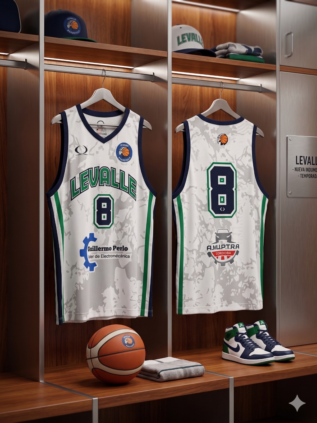 Camiseta alternativa Levalle Basketball temporada 2026